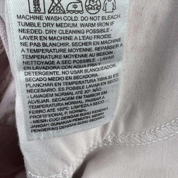 Levis 501 Mauve Pink Jean Denim Shorts Size 12 Frayed Hem - Picture 14 of 14